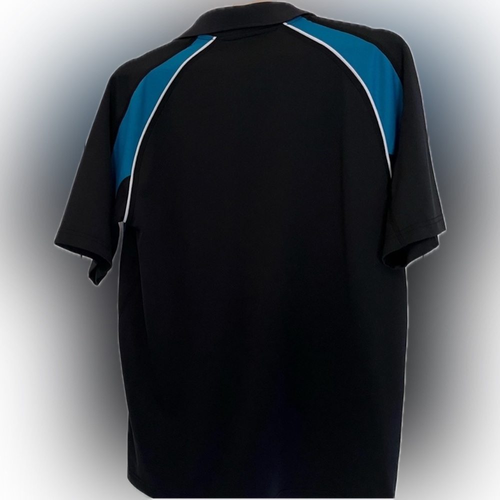 Jacksonville Jaguars Men’s Polo Shirt - NFL Team Apparel - Black - Size M - Picture 2 of 6